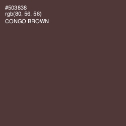 #503838 - Congo Brown Color Image